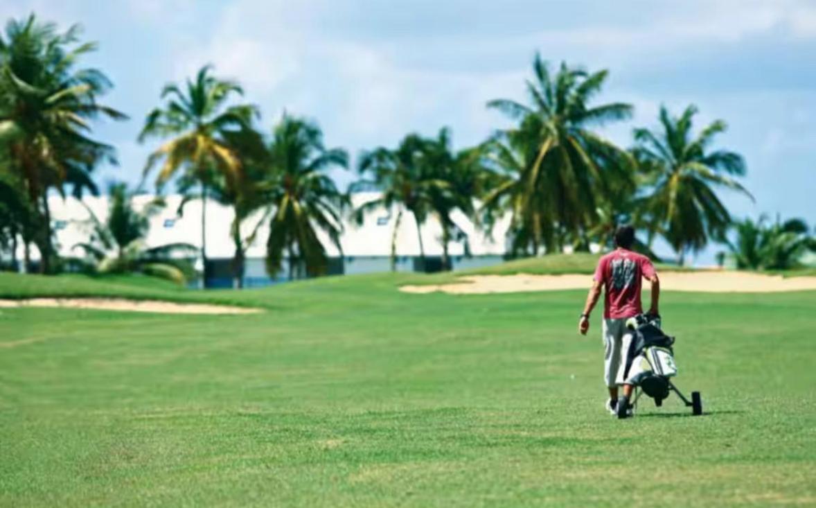 Appart' Cosychik' Vue Golf Au Coeur De La Marina A Pied !! Saint-Francois  Kültér fotó